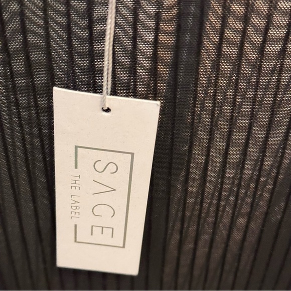 Sage Black Sheer Bodysuit - Picture 4 of 4